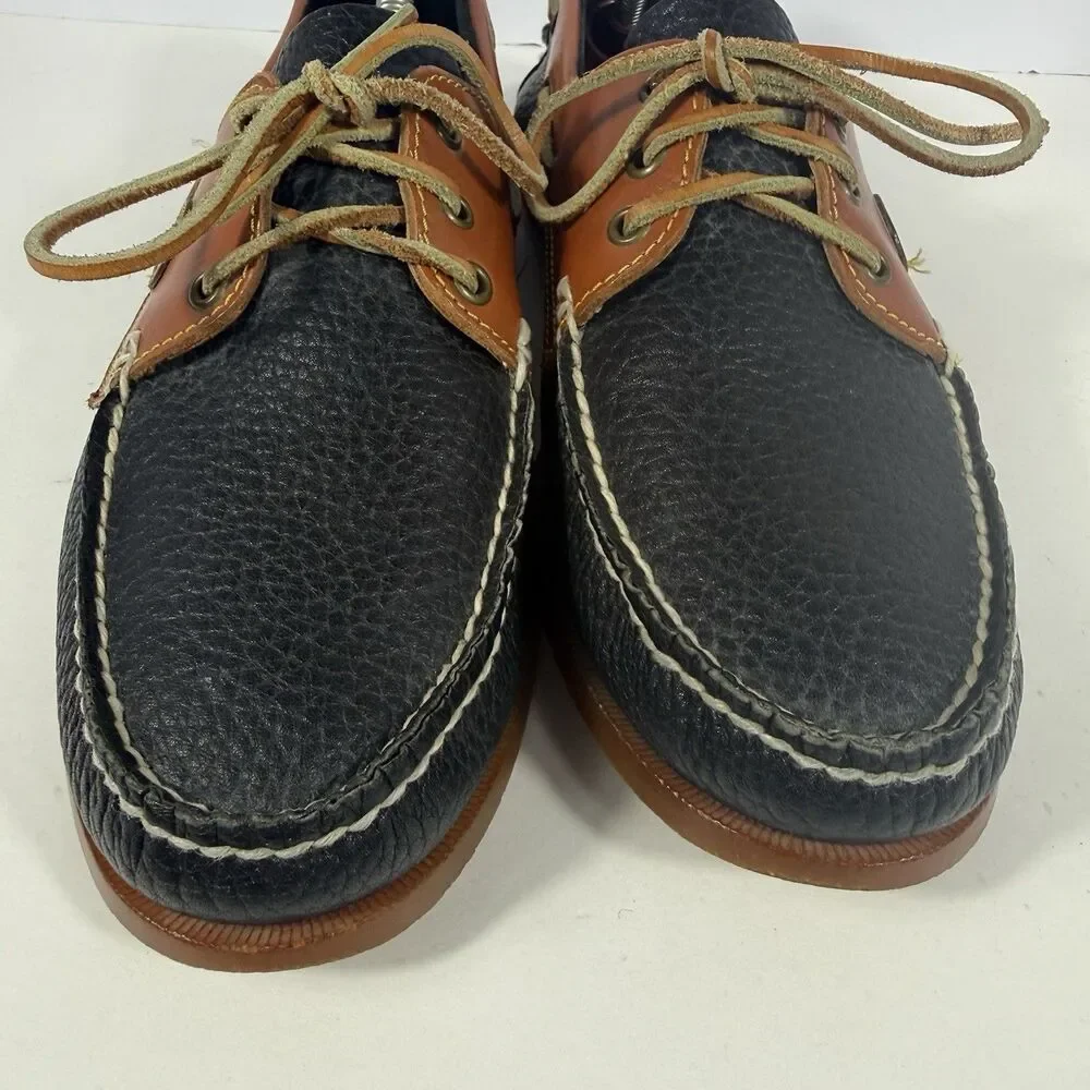 Dooney & Bourke Vintage Regatta Leather Boat Shoes Size 11.5 (?)